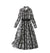 Robe 40s Fleurs Noires