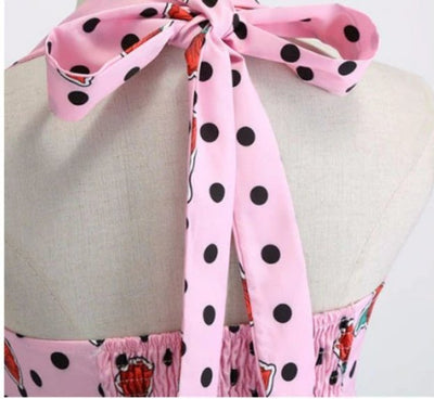Robe à Petits Pois Vintage