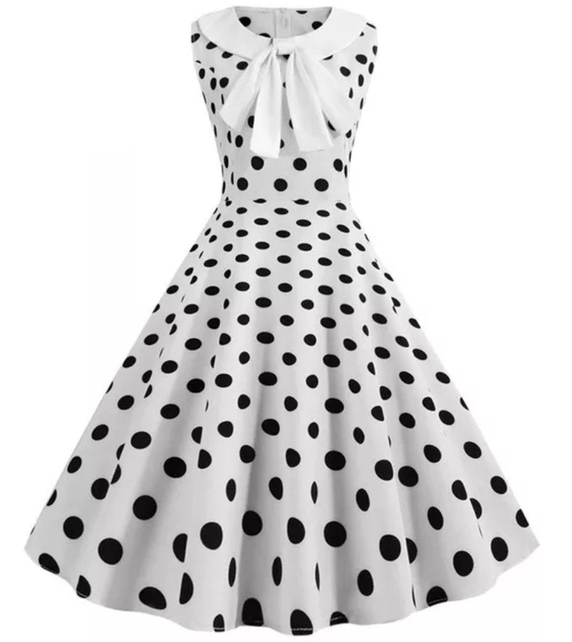 Robe à Pois Année 50