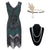 Robe Année 20 Gatsby Vert