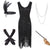 Robe Année 20 Vintage Noire