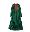 Robe Année 30 40 Verte