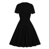 Robe Année 50 60 Noire