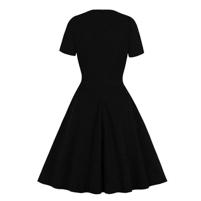 Robe Année 50 60 Noire