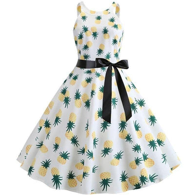 Robe Année 50 Avec Ananas