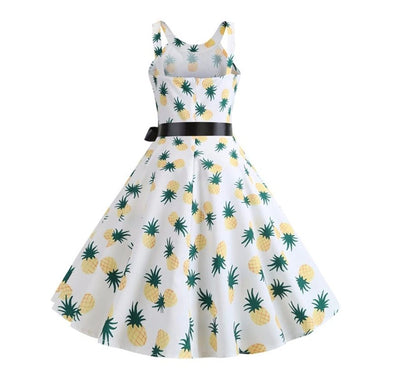 Robe Année 50 Avec Ananas