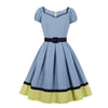 Robe Année 50 Bicolore
