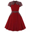 Robe Année 50 Chic Rouge