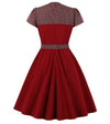 Robe Année 50 Chic Rouge