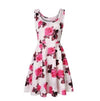 Robe Année 50 Fleur Rose