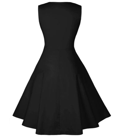 Robe Année 50 Grande Taille Noir