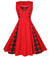 Robe Année 50 Grande Taille Rouge