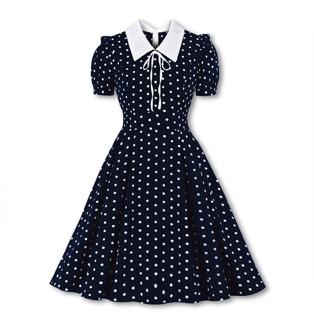 Robe Année 50 Paris Marine