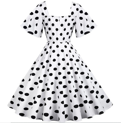 Robe Année 50 Blanche