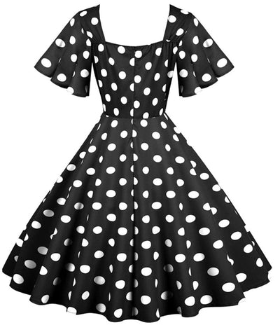 Robe Année 50 Noire