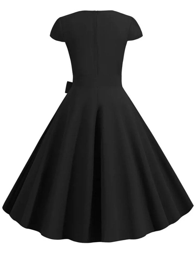 Robe Année 50 Pin Up Black