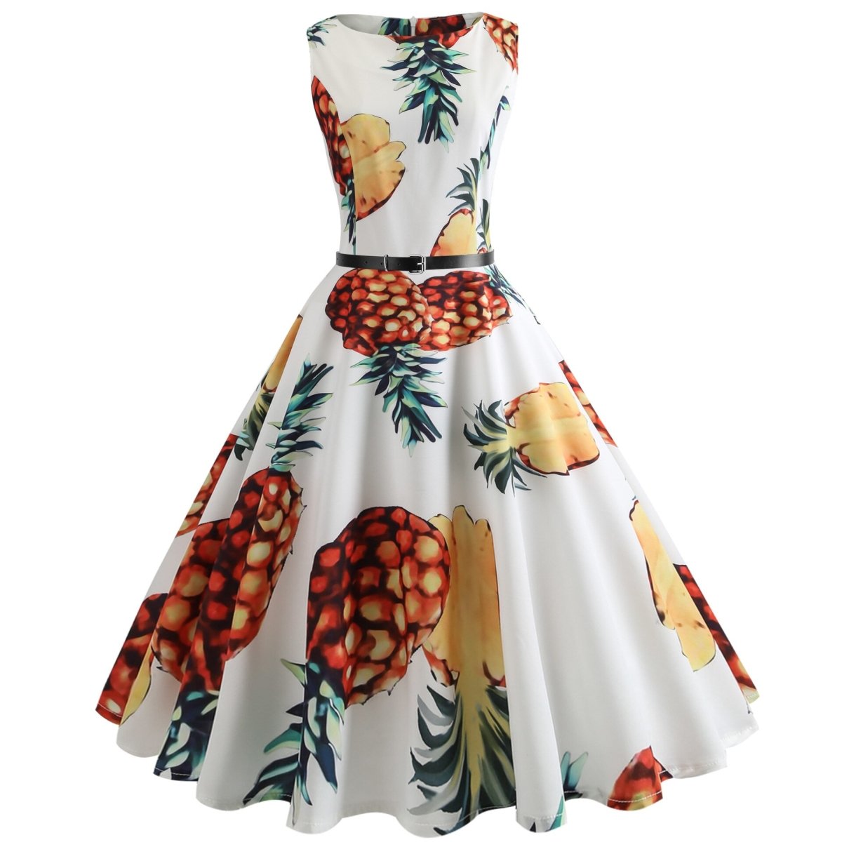 Robe Année 50 Pin Up Ananas