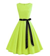 Robe Année 50 Pin Up Fluo