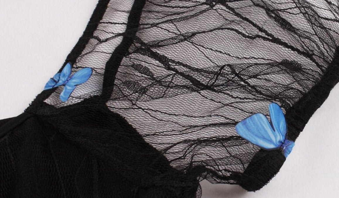 Robe Année 50 Pin Up Papillons