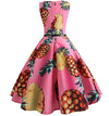 Robe Année 50 Pin Up Rose