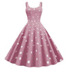 Robe Année 50 Pin Up Rose