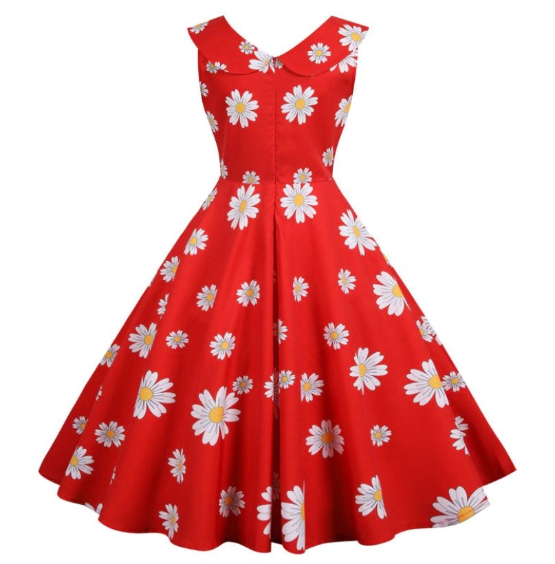 Robe Année 50 Rouge