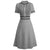 Robe Année 60 Chic Gris