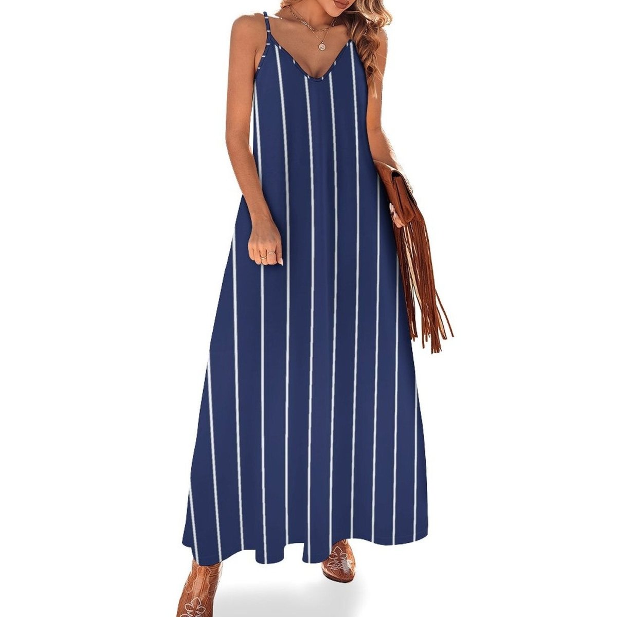 Robe Année 70 Femme Bleue