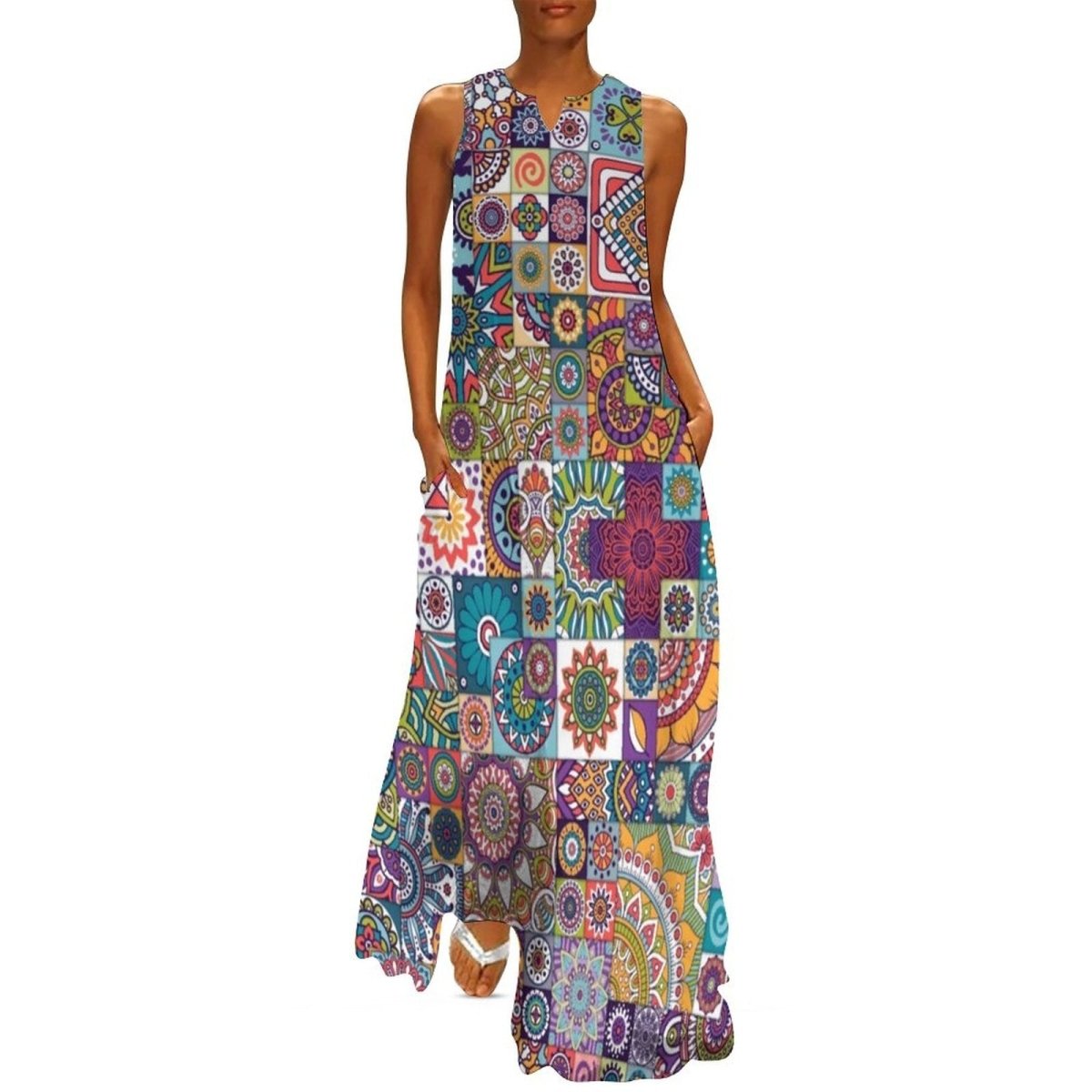 Robe Année 70 Hippie Bohême