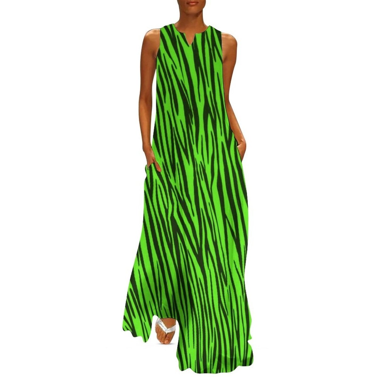 Robe Année 70 Vintage Fluo