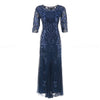 Robe Années 20 Bleue Vintage