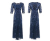 Robe Années 20 Grande Taille Bleu