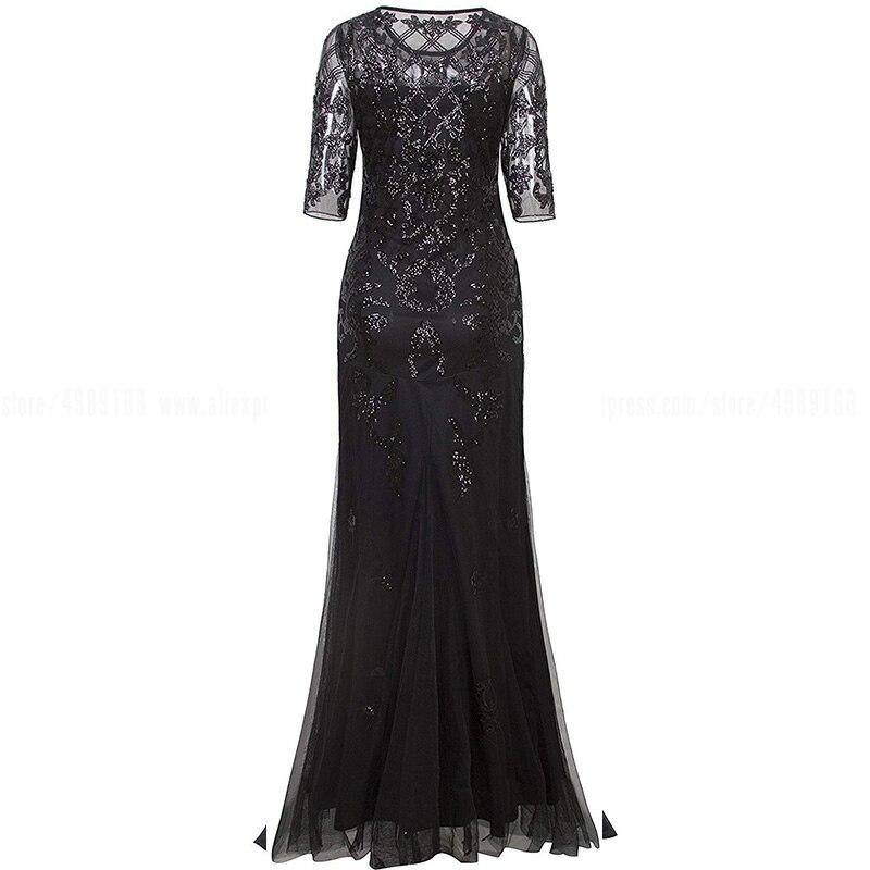 Robe Années 20 Grande Taille Noir