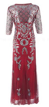 Robe Années 20 Rouge Vintage