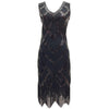 Robe Années 20 Vintage Noir
