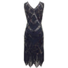 Robe Années 20 Vintage Noir