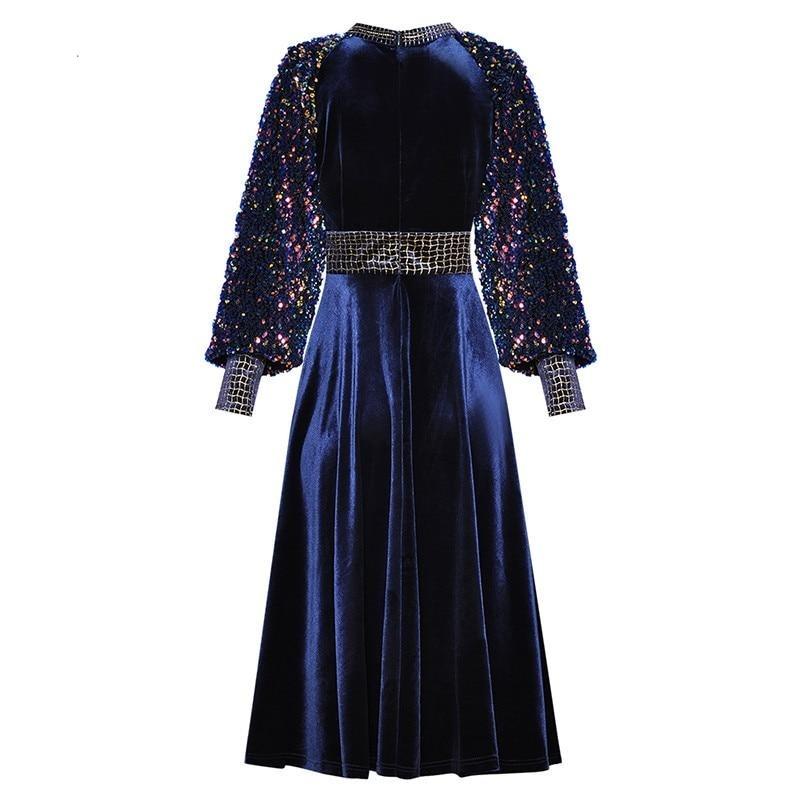 Robe Années 40 à Paillettes