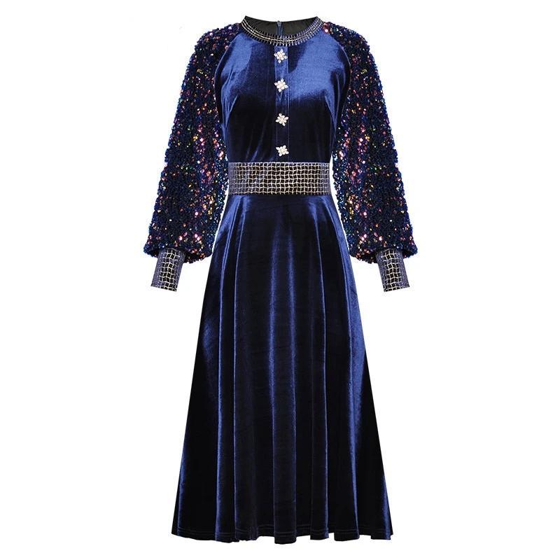 Robe Années 40 à Paillettes