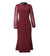 Robe Années 40 Femme Bordeaux