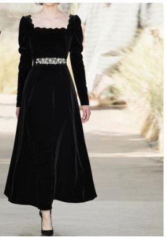 Robe Années 40 Femme Noire