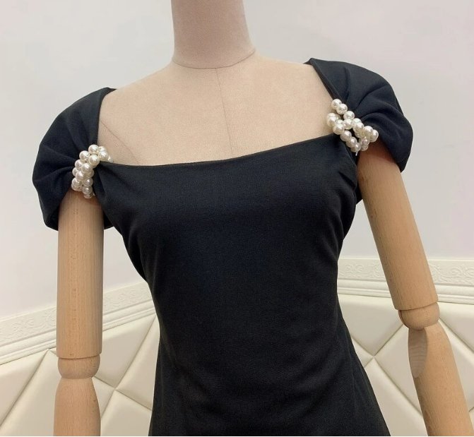 Robe Années 40 Noire