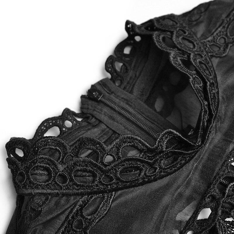 Robe Années 40 Noire Ajourrée