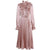 Robe Années 40 Rose Plissée