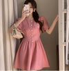 Robe Années 40 Slim Rose