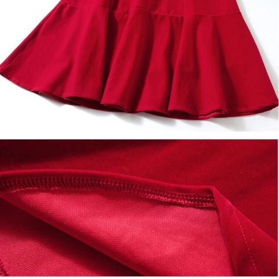 Robe Années 40 velours