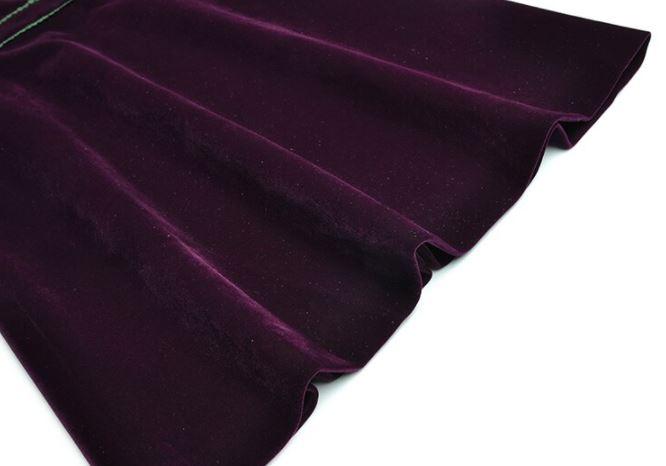 Robe Années 40 Velours Fleurs