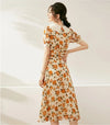 Robe Années 40 Vintage Fleurs