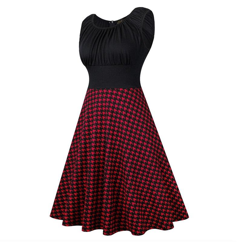 Robe Années 50 60 Rouge et Noire