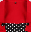 Robe Années 50 Américaine Pois Rouge