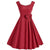 Robe Années 50 Chic Rouge